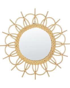 Specchio TELAKIA 60 cm 60 cm Rattan Naturale