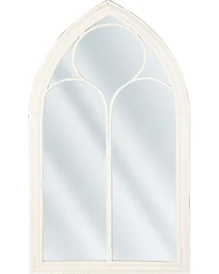 Specchio TRELLY 62 cm 113 cm Metallo Bianco