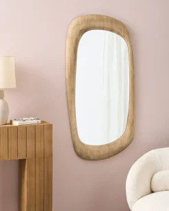 Specchio TRIZAY 57 cm 120 cm Legno Marrone