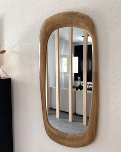 Specchio TRIZAY 57 cm 120 cm Legno Marrone
