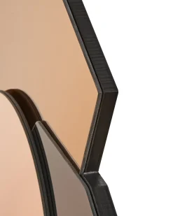 Specchio TROYON 62 cm 80 cm Oro rosa