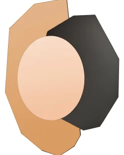 Specchio TROYON 62 cm 80 cm Oro rosa