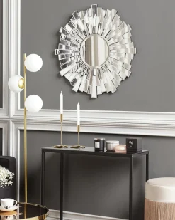 Specchio VIRE 70 cm 70 cm Argento