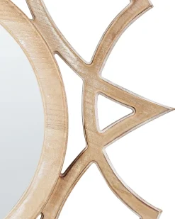 Specchio ZAPOPAN 60 cm 60 cm Legno di abete chiaro