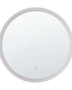 Specchio da bagno con luce LED YSER 58 cm 58 cm Argento