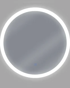 Specchio da bagno con luce LED YSER 58 cm 58 cm Argento