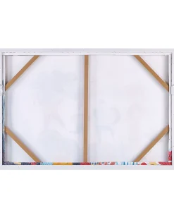 Stampa su tela BIBBIENA Motivo per bambini 63 x 99 cm Multicolore