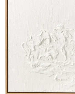 Stampa su tela CLIFDEN Motivo astratto Bianco