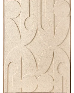 Stampa su tela COLERAINE Motivo astratto Beige