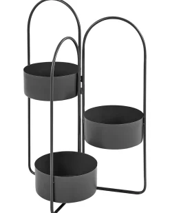 Supporto per vasi COLUTENA Metallo 56 cm Nero