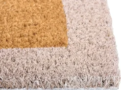 Tappetino da Ingresso BUHI Naturale 45 x 75 cm Testo Fibra di Cocco