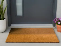 Tappetino da Ingresso LANAO Naturale 55 x 120 cm Fibra di Cocco