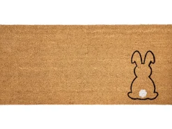 Tappetino da Ingresso LINGAYEN Naturale 55 x 120 cm Coniglio Fibra di Cocco