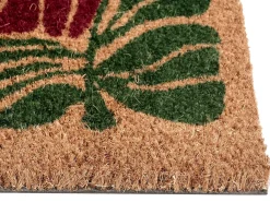 Tappetino da Ingresso TANALIAN Multicolore 50 x 80 cm Fiore Fibra di Cocco
