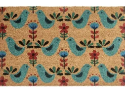 Tappetino da Ingresso TANANA Multicolore 50 x 80 cm Uccello Fibra di Cocco