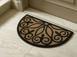 Tappetino da Ingresso TISHIMNA Naturale 45 x 75 cm Fibra di Cocco