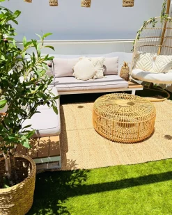Tappeto ABANA Beige 160 x 230 cm Iuta