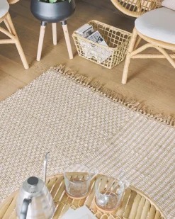 Tappeto ADABAG Beige 140 x 200 cm Iuta