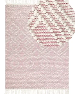 Tappeto ADANA Rosa 200 x 300 cm Lana