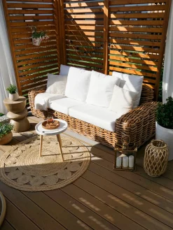 Tappeto AHLAT Beige ø 120 cm Iuta