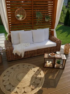 Tappeto AHLAT Beige ø 120 cm Iuta