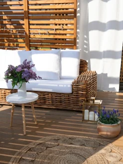 Tappeto AHLAT Beige ø 120 cm Iuta
