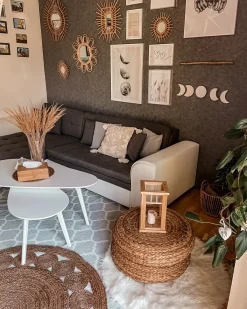 Tappeto AHLAT Beige ø 120 cm Iuta