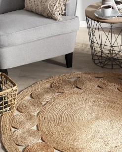 Tappeto AHLAT Beige ø 120 cm Iuta