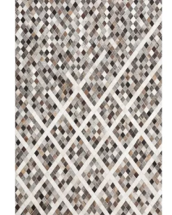 Tappeto AKDERE Marrone 160 x 230 cm Pelle naturale