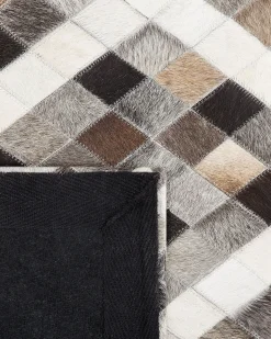 Tappeto AKDERE Marrone 160 x 230 cm Pelle naturale