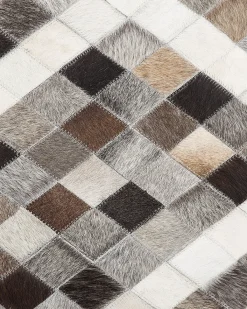 Tappeto AKDERE Marrone 160 x 230 cm Pelle naturale