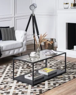 Tappeto AKDERE Marrone 160 x 230 cm Pelle naturale