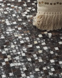 Tappeto AKKESE Marrone 160 x 230 cm Pelle naturale