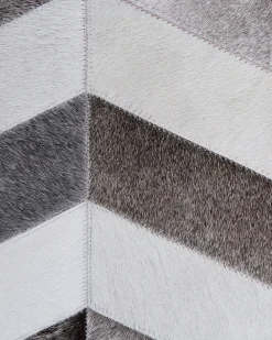 Tappeto AKSAZ Multicolore 140 x 200 cm Pelle naturale