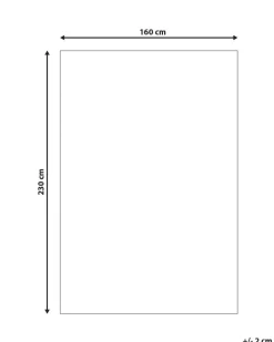 Tappeto AKYELE Marrone 160 x 230 cm Pelle naturale