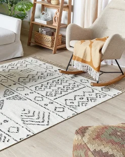 Tappeto ALKENT Bianco 160 x 230 cm Lana