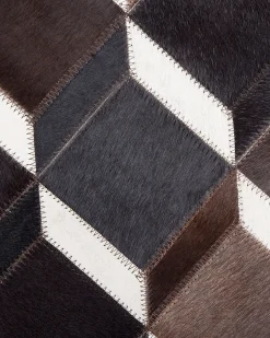 Tappeto ALPKOY Marrone ø 140 cm Pelle naturale