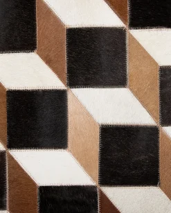 Tappeto ALPKOY Marrone 140 x 200 cm Pelle naturale