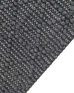Tappeto ALUCRA Nero 200 x 300 cm Lana