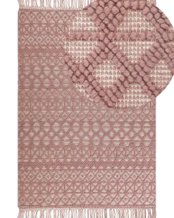 Tappeto ALUCRA Rosa 160 x 230 cm Lana