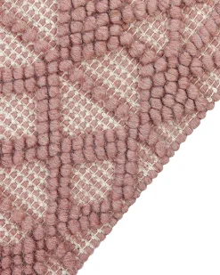 Tappeto ALUCRA Rosa 160 x 230 cm Lana