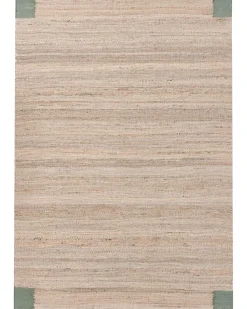 Tappeto AMRAVATI Beige/Verde 160 x 230 cm Iuta