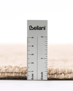 Tappeto AMRAVATI Nero/Beige 160 x 230 cm Iuta