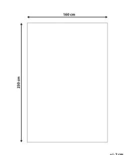 Tappeto AMRAVATI Nero/Beige 160 x 230 cm Iuta