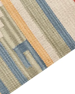Tappeto APARAN Beige 200 x 300 cm Cotone Kilim