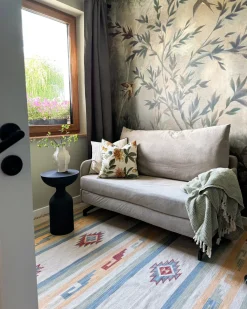 Tappeto APARAN Beige 200 x 300 cm Cotone Kilim