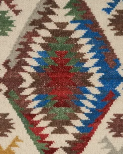 Tappeto AREVIK Multicolore 80 x 150 cm Lana Kilim