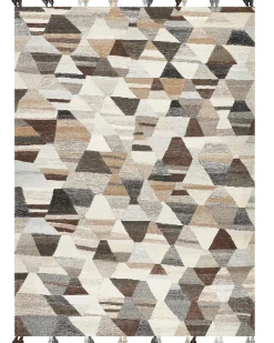 Tappeto ARGAVAND Beige 160 x 230 cm Lana Kilim