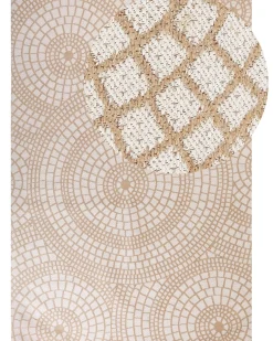 Tappeto ARIBA Bianco Beige 160 x 230 cm Iuta