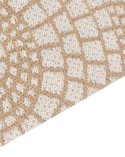 Tappeto ARIBA Bianco Beige 160 x 230 cm Iuta